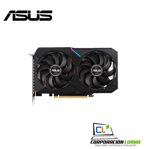 Imagen de TARJETA DE VIDEO ASUS DUAL RTX 3060 ( DUAL-RTX3060-O12G ) 12GB GDDR6 | X2 FAN | LED RGB