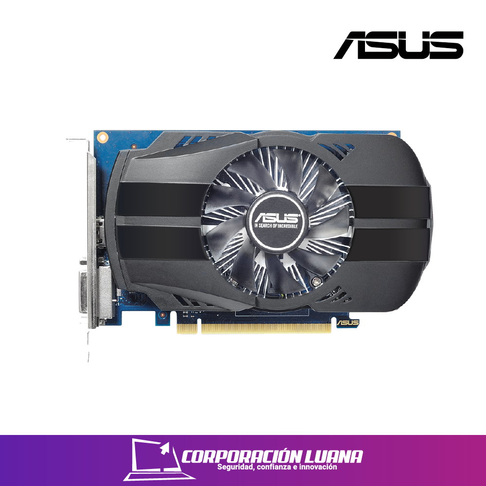 Imagen de TARJETA DE VIDEO ASUS NVIDIA GEFORCE GT 1030, 2GB GDDR5 64-BIT, PCI-E 3.0,HDMI/DVI.TECNOLOGÍAS: NVIDIA CUDA, NVIDIA ADAPTIVE V-SYNC, NVIDIA PHYSX READ