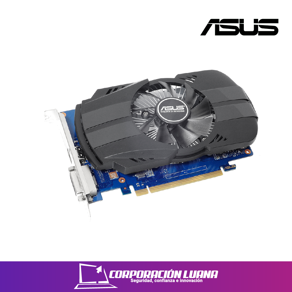 Imagen de TARJETA DE VIDEO ASUS NVIDIA GEFORCE GT 1030, 2GB GDDR5 64-BIT, PCI-E 3.0,HDMI/DVI.TECNOLOGÍAS: NVIDIA CUDA, NVIDIA ADAPTIVE V-SYNC, NVIDIA PHYSX READ