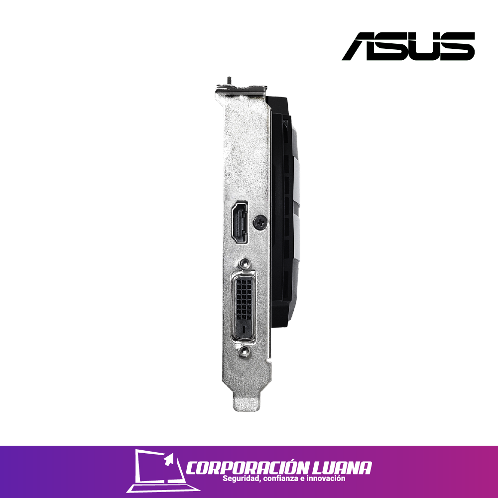 Imagen de TARJETA DE VIDEO ASUS NVIDIA GEFORCE GT 1030, 2GB GDDR5 64-BIT, PCI-E 3.0,HDMI/DVI.TECNOLOGÍAS: NVIDIA CUDA, NVIDIA ADAPTIVE V-SYNC, NVIDIA PHYSX READ