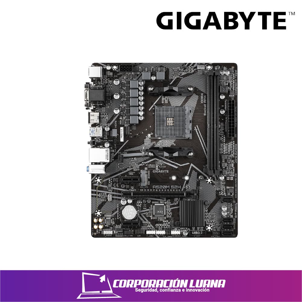 Foto del producto MOTHERBOARD GIGABYTE A520M S2H ( A520M-S2H ) AM4 | DDR4