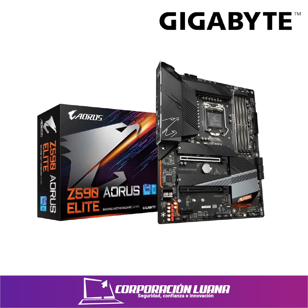 Foto del producto MOTHERBOARD GIGABYTE Z590 AORUS ELITE SOCKETT 1200 SVL DDR4