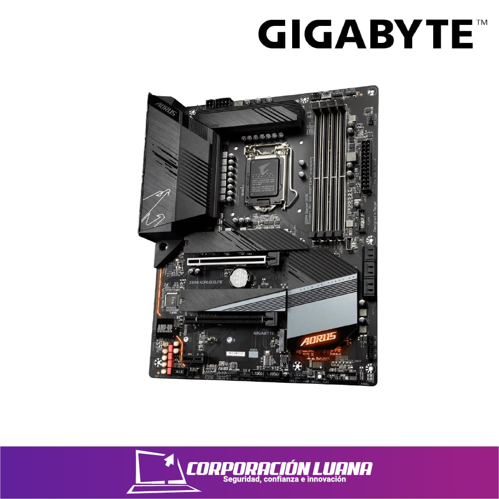 Imagen de MOTHERBOARD GIGABYTE Z590 AORUS ELITE SOCKETT 1200 SVL DDR4