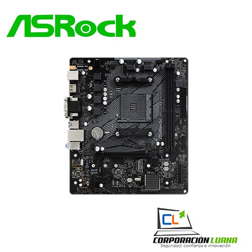 Imagen de MOTHERBOARD ASROCK B550M HDV ( 90-MXBDJ0-A0UAYZ ) AM4 | DDR4