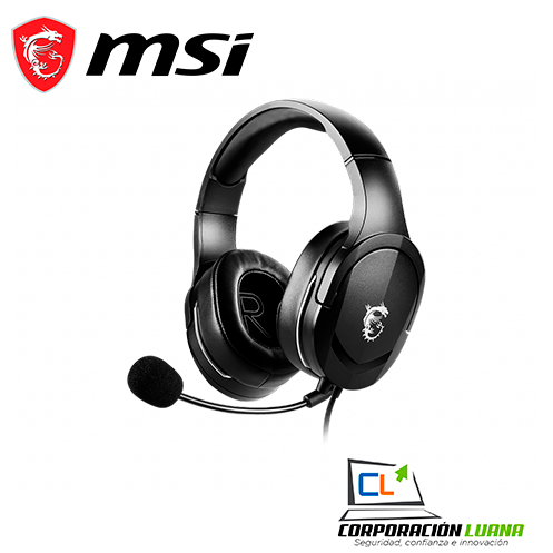 Imagen de AURICULAR MSI IMMERSE GH20 ( IMMERSE GH20 ) GAMING | NEGRO