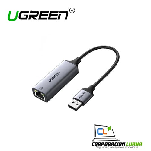 Foto del producto ADAPTADOR  RJ45 USB 3.0 GIGABIT 1000MBS UGREEN 50922