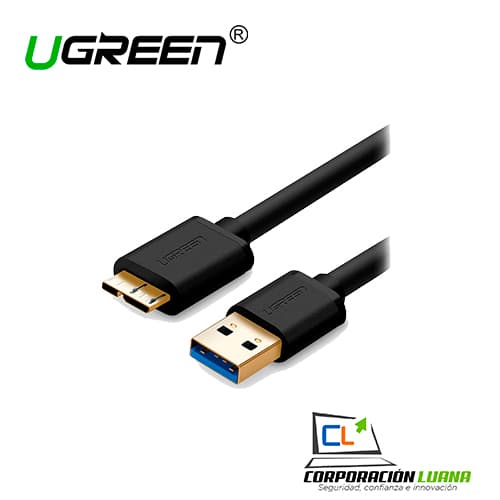 Foto del producto CABLE USB USB 3.0 PARA HDD MICRO USB 3.0 BLACK UGREEN 10843