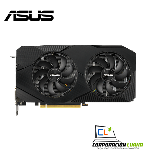 Imagen de TARJETA DE VIDEO 6GB GDDR6 GEFORCE DUAL-RTX2060-O6G-EVO ASU