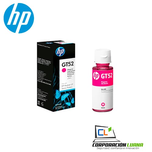 Foto del producto TINTA HP GT52 ( M0H55AL ) MAGENTA P/SERIES