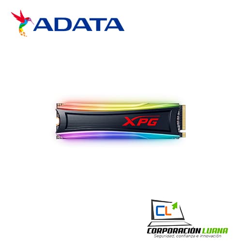 Imagen de SSD 256GB XPG SPECTRIX S40G RGB PCIE GEN3X4 M.2 2280 (AS40G-256GT-C)