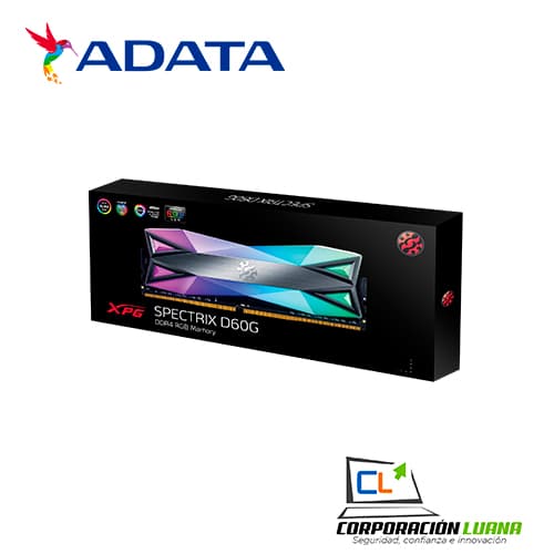 Foto del producto MEMORIA RAM XPG SPECTRIX D60G 8GB 3200MHZ ( AX4U32008G16A-ST60 ) DDR4 | LED RGB