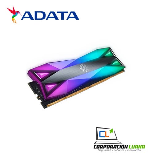 Imagen de MEMORIA RAM XPG SPECTRIX D60G 8GB 3200MHZ ( AX4U32008G16A-ST60 ) DDR4 | LED RGB