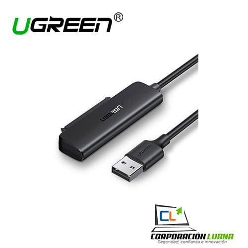 Imagen de USB-3.0 TO 2.5" SATA III/II/I HDD/SSD  5GBPS W/ UASP UGREEN 70609