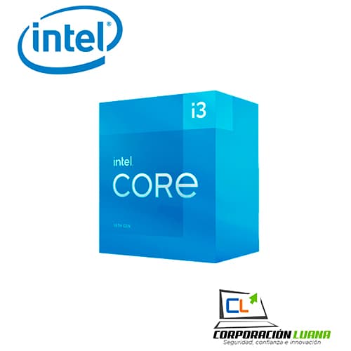 Imagen de PROCESADOR INTEL CORE I3-10105 10G 3.70 GHZ 6MB LGA1200 65W 14NM BX8070110105