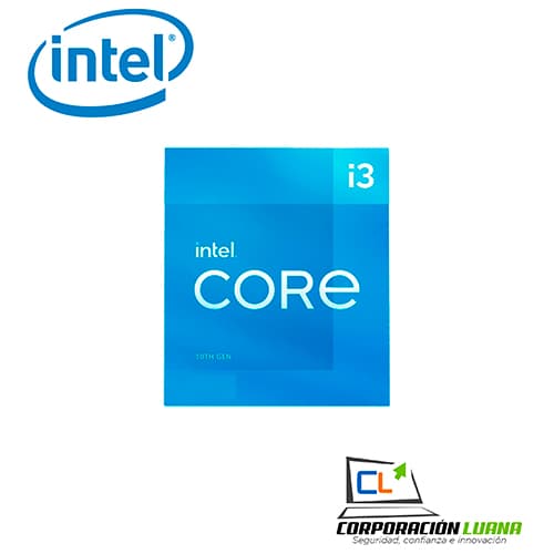 Imagen de PROCESADOR INTEL CORE I3-10105 10G 3.70 GHZ 6MB LGA1200 65W 14NM BX8070110105