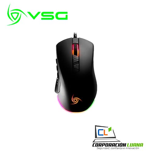 Imagen de MOUSE GAMER VG-M718 CETUS VSG 6200 DPI, 14 BOTONES