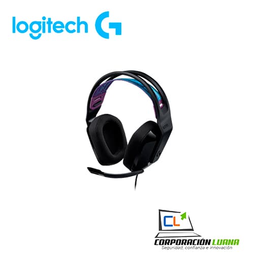 AUDIFONOS C/MICROFONO LOGITECH G335 ( 981-000977 ) BLACK
