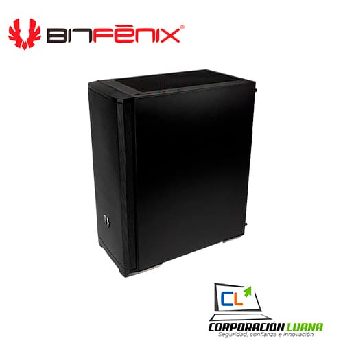 Imagen de CASE BITFENIX NOVA MESH SE TG BLACK ( BFC-NSE-300-KKGSK-4A ) S/FUENTE | 4 FAN RGB