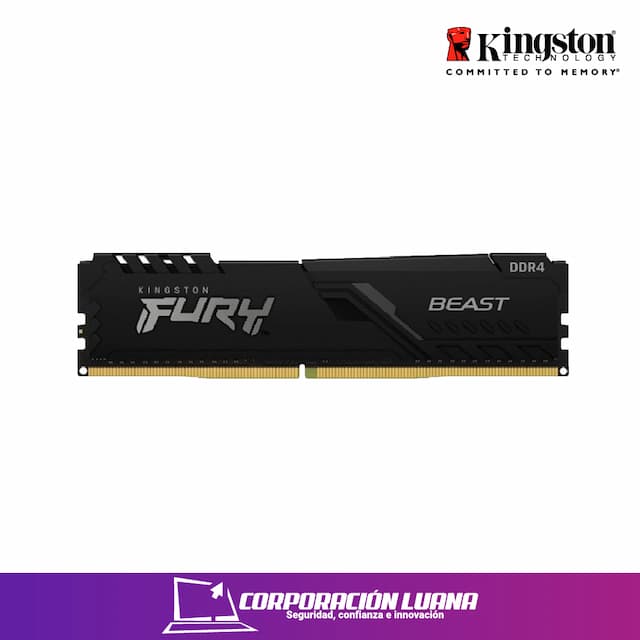 MEMORIA RAM KINGSTON FURY 32GB 3200 MHZ ( KF32G3200MH/32 ) DDR4 | BLACK | CL16