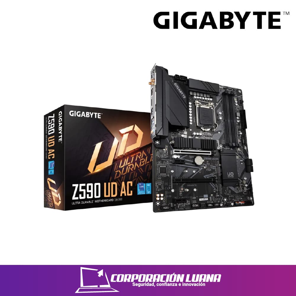 Foto del producto MOTHERBOARD  GIGABYTE Z590 UD AC ( Z590 UD AC ) LGA 1200
