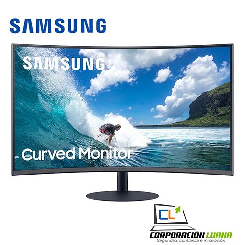 MONITOR SAMSUNG CURVO 27" ( C27T550FDL ) VA | FHD | PARLANTE - HDMI - VGA - DP