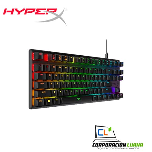 Imagen de TECLADO MECANICO HYPERX ALLOY ORIGINS CORE ( 4P5P3AA#ABA ) GAMING SWITCH RED