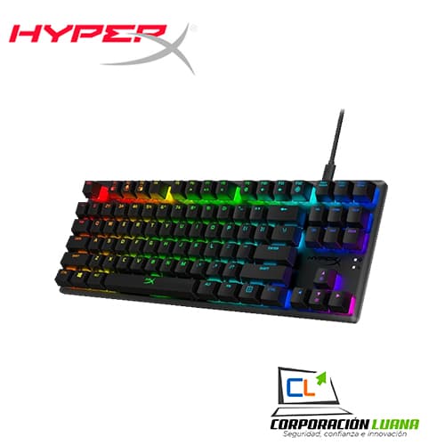 Imagen de TECLADO MECANICO HYPERX ALLOY ORIGINS CORE ( 4P5P3AA#ABA ) GAMING SWITCH RED