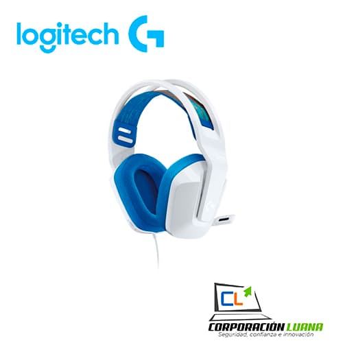 Imagen de AUDÍFONOS  LOGITECH GAMER G335 ALÁMBRICO, 3.5MM, BLANCO 981-001017