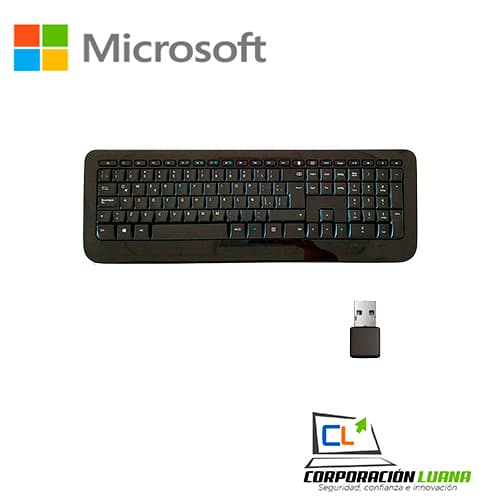 Imagen de TECLADO INALAMBRICO MICROSOFT WIRELESS 850 USB NEGRO PZ3-00004