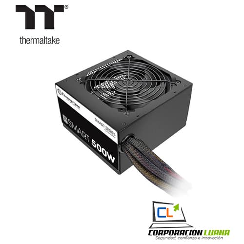 Imagen de FUENTE DE PODER THERMALTAKE SMART ( PS-SPD-0500NPCW-W ) 500W | 80 PLUS WHITE