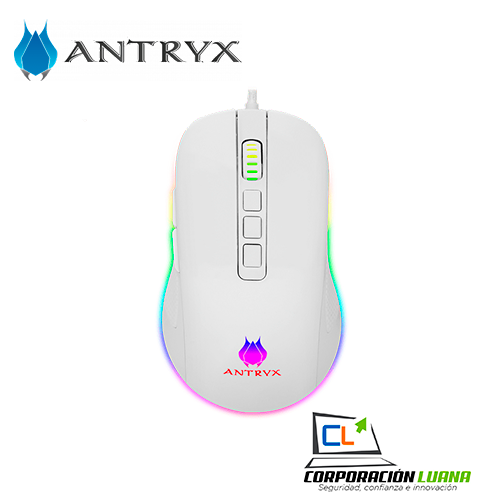 Foto del producto MOUSE GAMER ANTRYX KURTANA ( AGM-6200W ) WHITE | 12400 DPI | LED -RGB