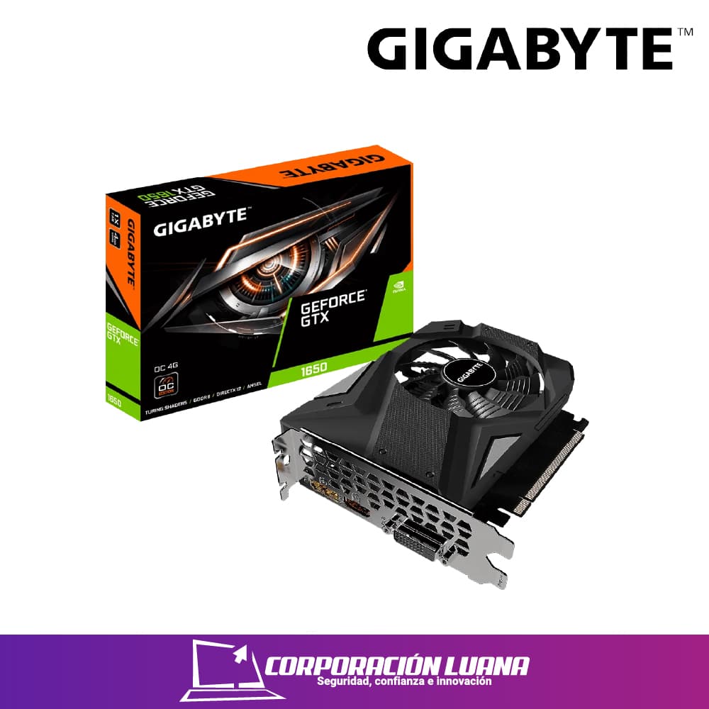 Foto del producto TARJETA VIDEO GIGABYTE GEFORCE GTX 1650 4GB GDDR6 ( GV-N1656OC-4GD ) 128 BIT