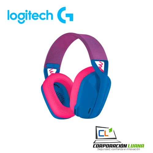 Imagen de AURICULAR INALAMBRICO LOGITECH LIGHTSPEED G435 ( 981-001061 )  AZUL / ROSADO