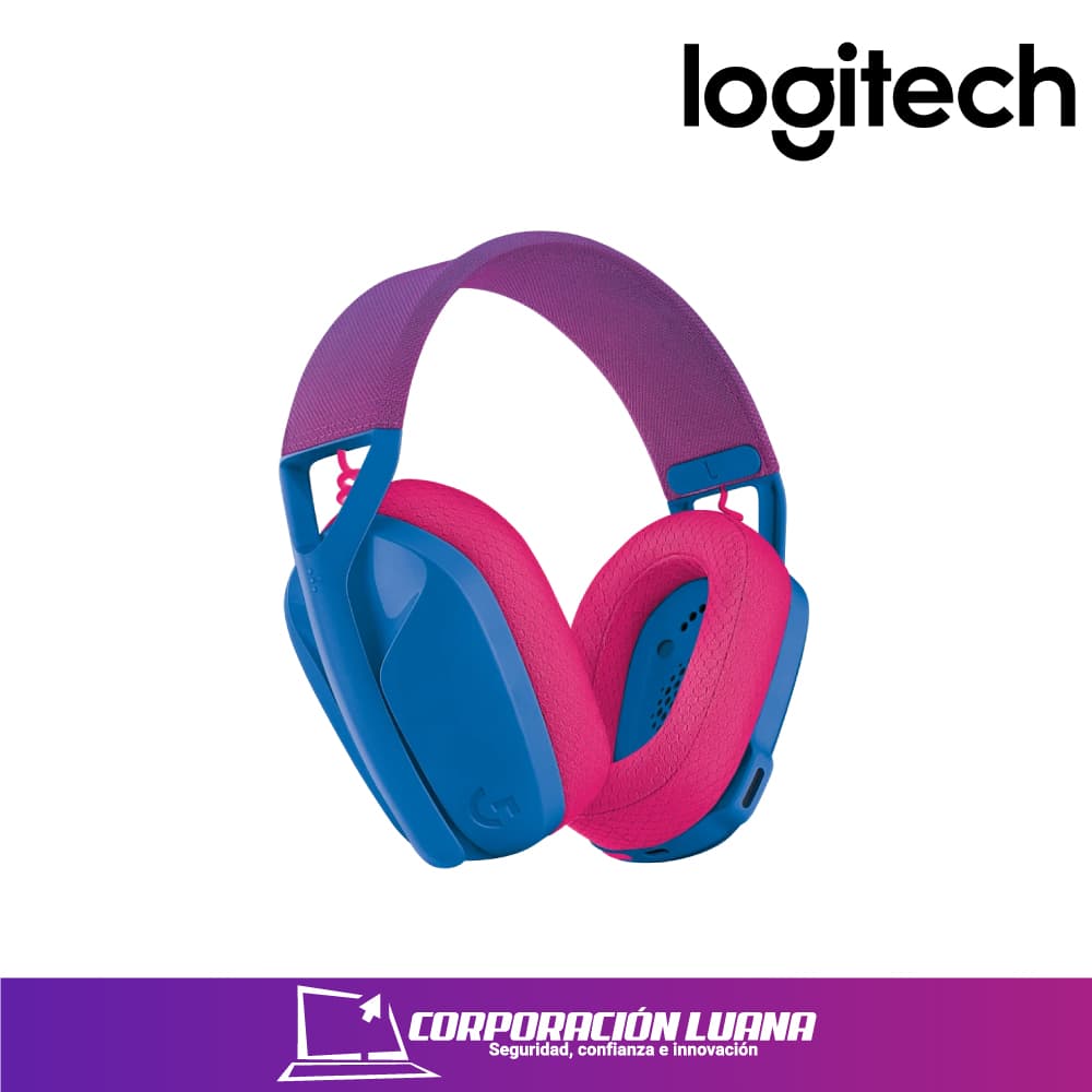 Foto del producto AURICULAR INALAMBRICO LOGITECH LIGHTSPEED G435 ( 981-001061 )  AZUL / ROSADO