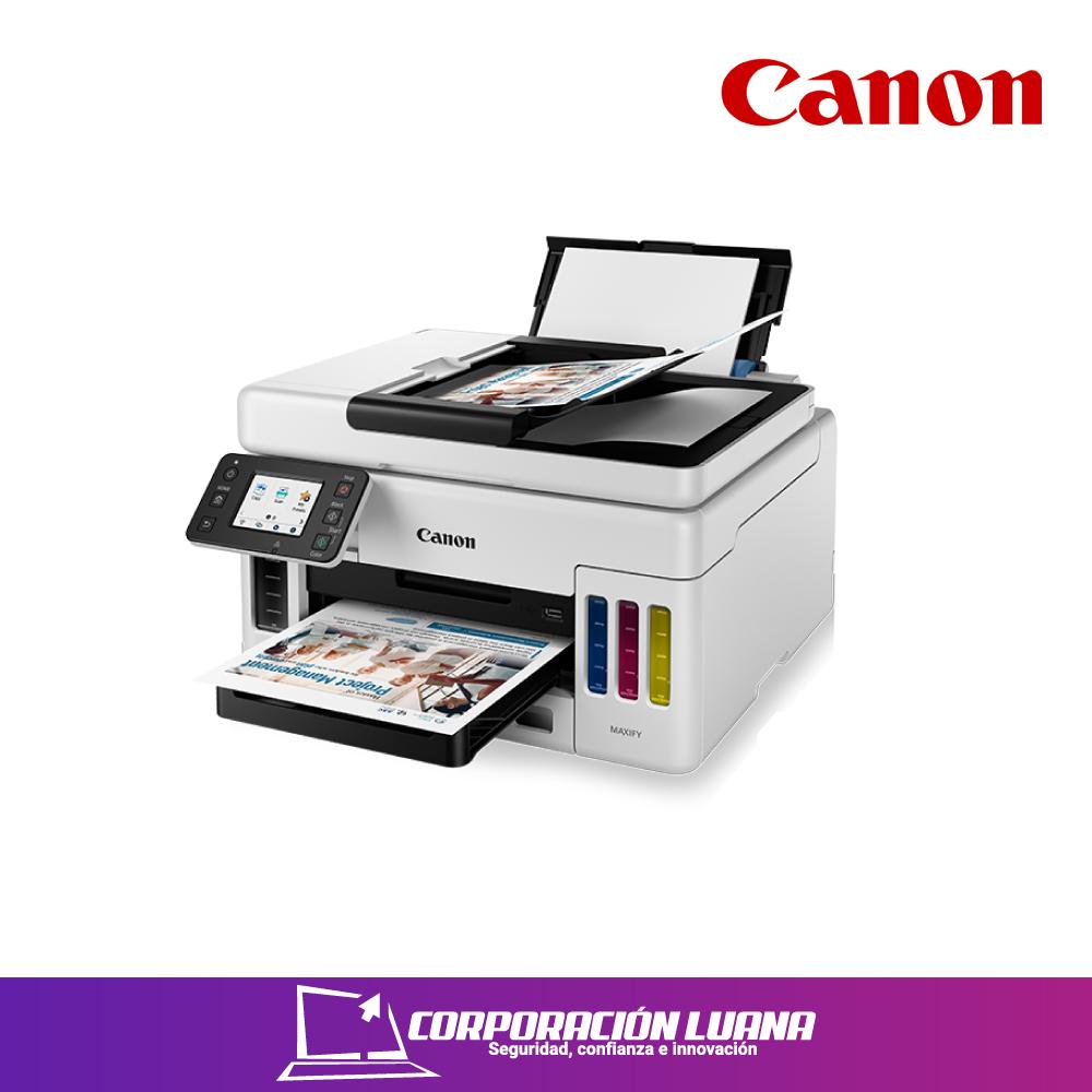 IMPRESORA MULTIFUNCIONAL DE TINTA CONTINUA CANON MAXIFY GX6010 IMPRIME ESCANEA FOTOCOPIA WI-FI