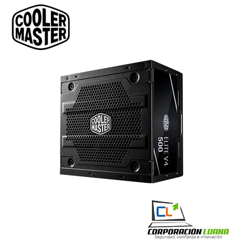 Imagen de FUENTE DE PODER COOLER MASTER ELITE V4 ( MPE-5001-ACABN-US ) 500W | 80 PLUS WHITE