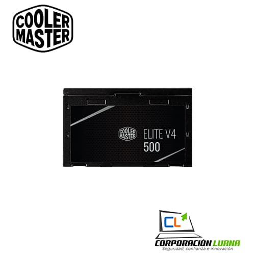Imagen de FUENTE DE PODER COOLER MASTER ELITE V4 ( MPE-5001-ACABN-US ) 500W | 80 PLUS WHITE