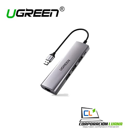 Foto del producto ADAPTADOR HUB USB ETHERNET RJ45 ( 60812 ) 10/100/1000