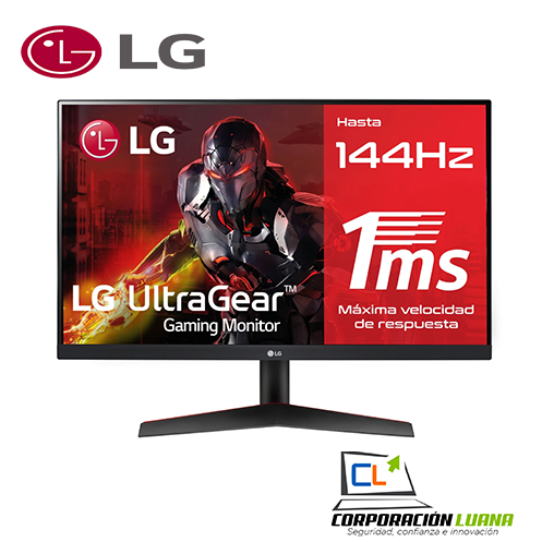 Imagen de MONITOR GAMER LG ULTRAGEAR 24" ( 24GN600-B ) 144HZ | 1MS | HDMI - DP