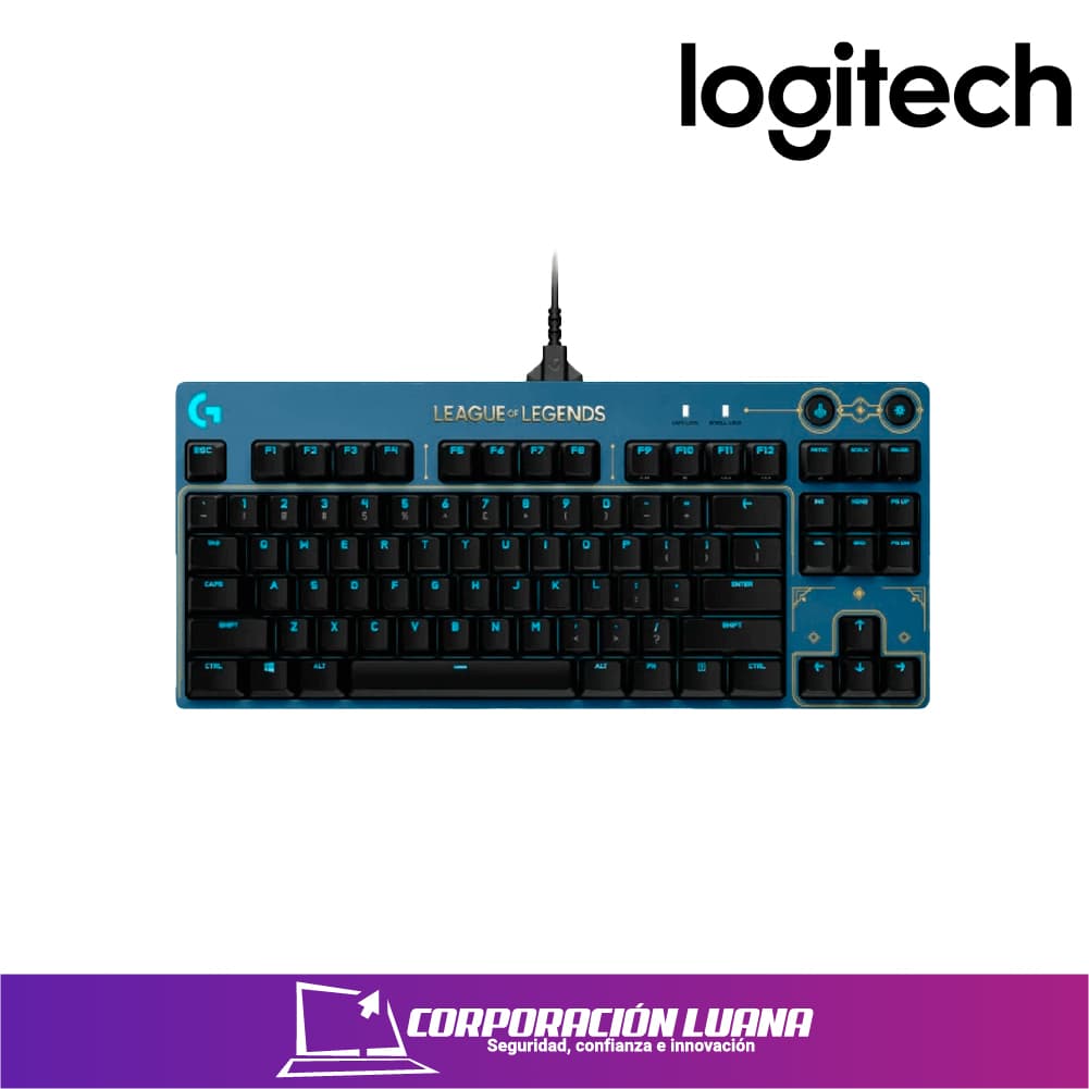 Foto del producto TECLADO GAMER LOGITECH PRO ( 920-010533 ) LOL 2 GX BROWN TACTIL | LED RGB