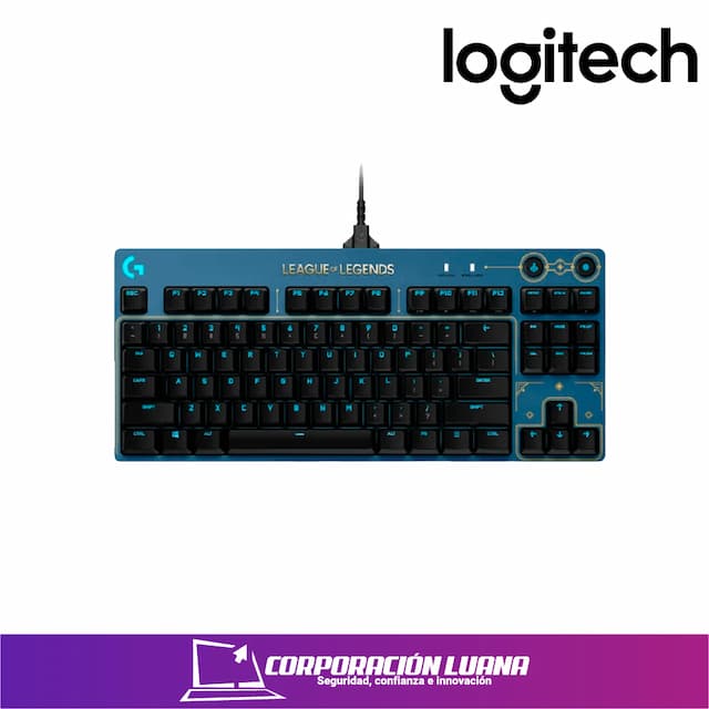 TECLADO GAMER LOGITECH PRO ( 920-010533 ) LOL 2 GX BROWN TACTIL | LED RGB