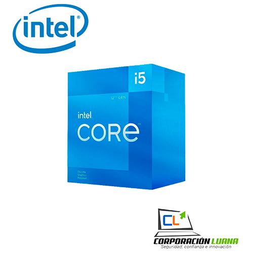 PROCESADOR INTEL CORE I5 12400F ( BX8071512400F ) 2.50GHZ - 18MB | LGA1700