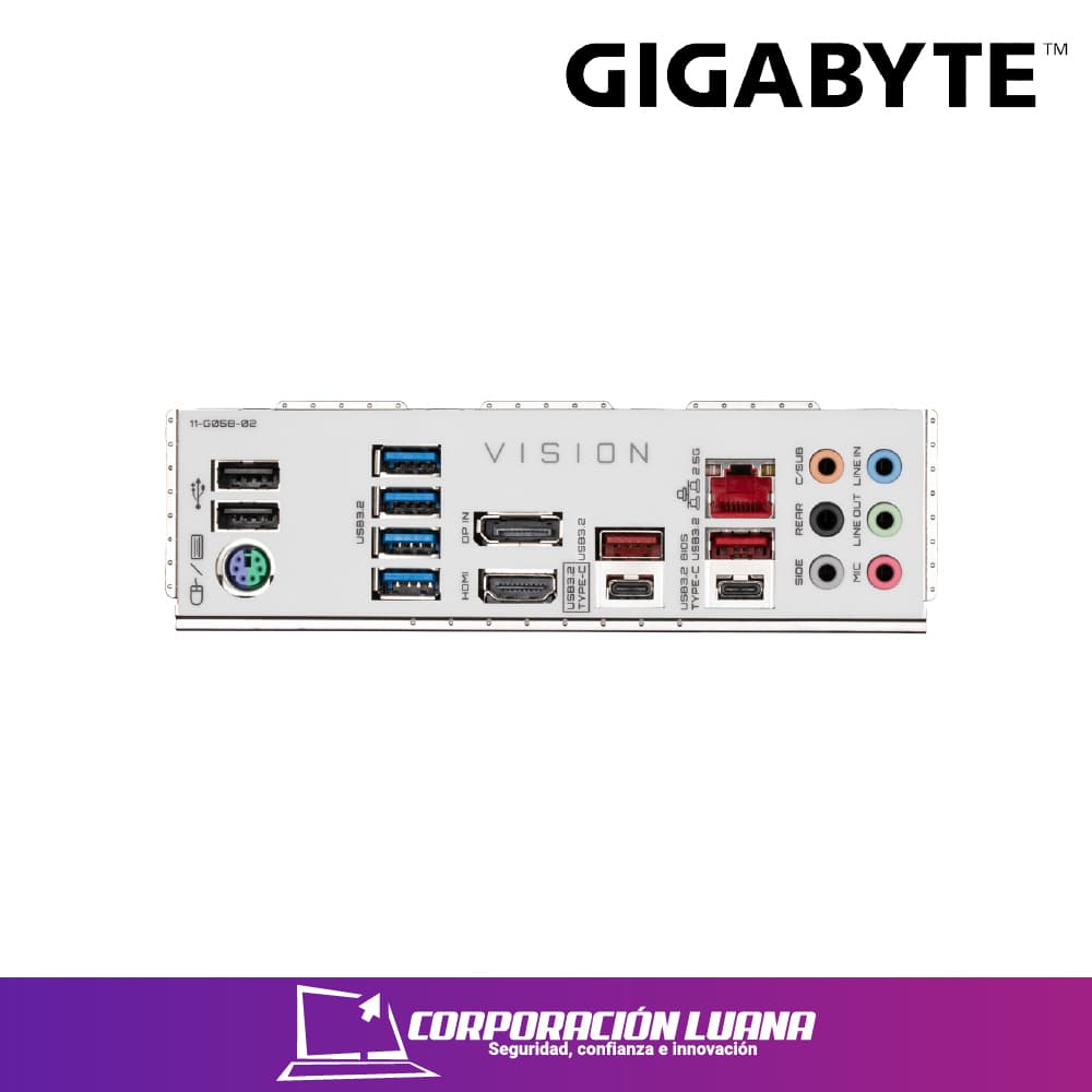 Imagen de MOTHERBOARD GIGABYTE Z590 VISION G DDR4  LGA1200
