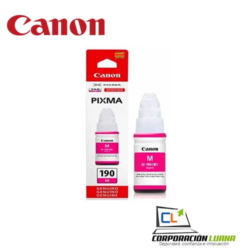 Foto del producto TINTA DE IMPRESORA CANON 190 MAGENTA ( GL-190M )
