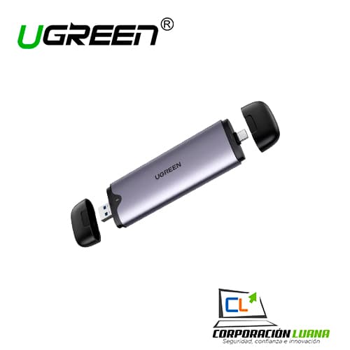 Imagen de ADAPTADOR M.2 NVME UGREEN ( 70532 ) STAND USB C 10GBPS