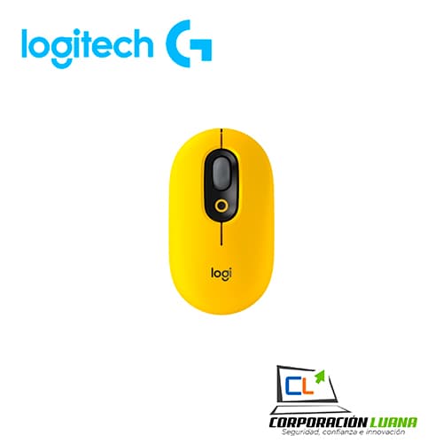 MOUSE INALAMBRICO LOGITECH POP MOUSE ( 910-006543 ) AMARILLO