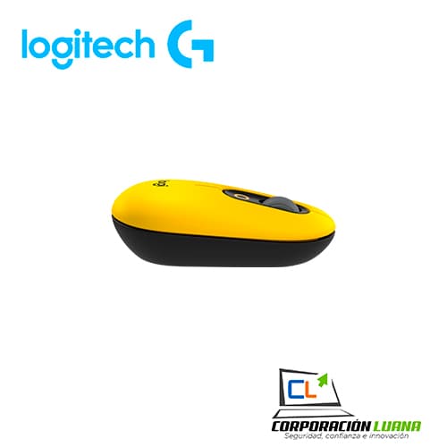 Imagen de MOUSE INALAMBRICO LOGITECH POP MOUSE ( 910-006543 ) AMARILLO