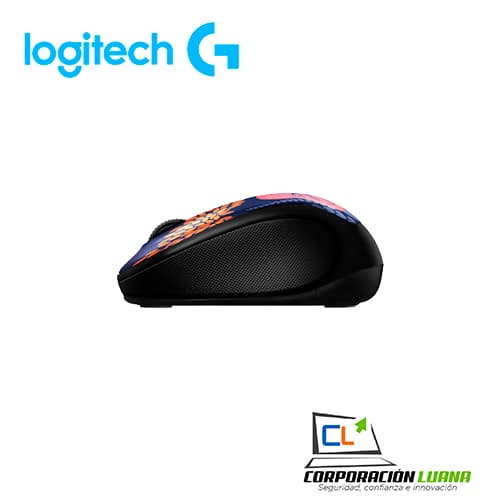 Imagen de MOUSE INALAMBRICO LOGITECH M317C ( 910-005756 ) BOSQUE FLORAL NEGRO