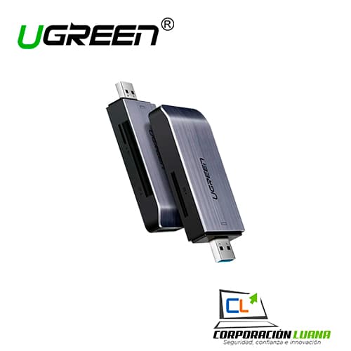 Imagen de CARD READER UGREEN ( 50541 ) USB-A 3.0 TO TF/SD/CF/MS MULTI.