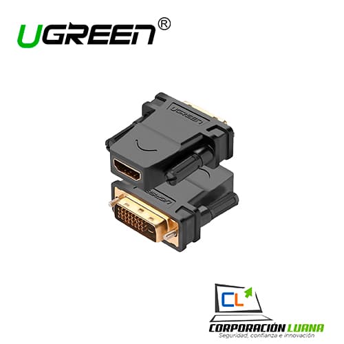 Imagen de ADAPTADOR UGREEN DVI-D 24+1 MALE TO HDMI ( 20124 )